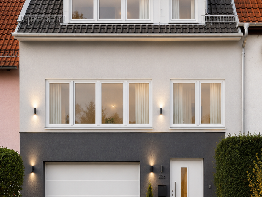 mögliche Fassade KI-generiert
